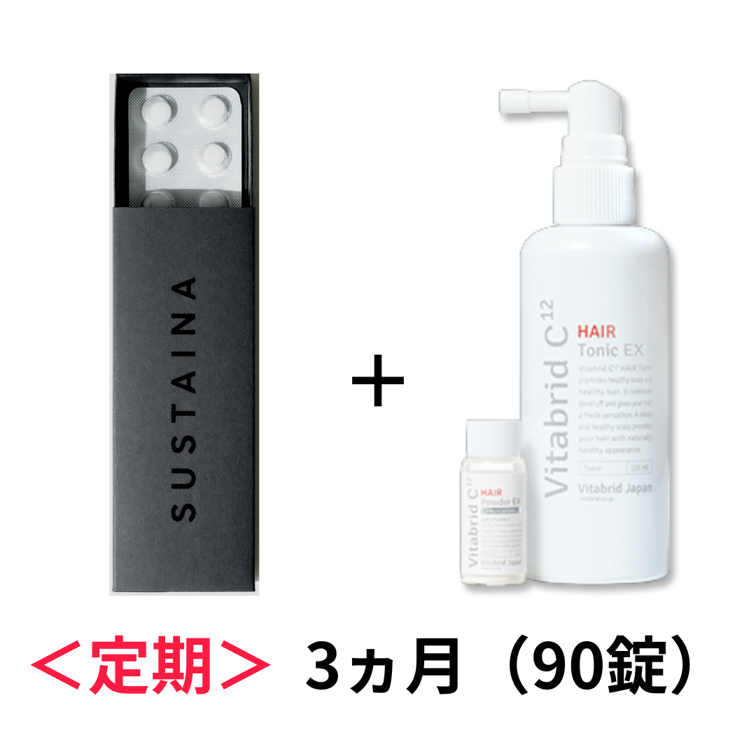 【定期】フィナステリド＋ミノキシジル、薬用育毛剤（3ヵ月分）