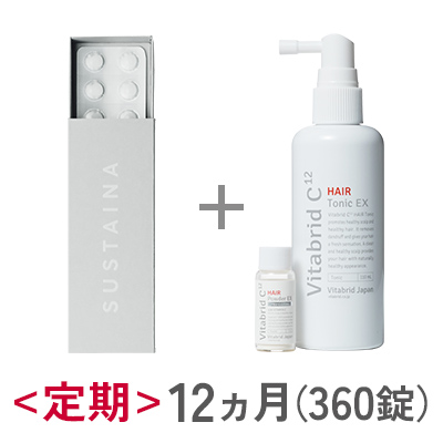【定期】デュタステリド＋ミノキシジル、薬用育毛剤（12ヵ月分）